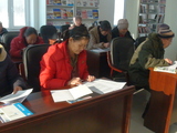 管理区组织职工群众进行冬季学习教育培训